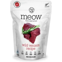 The New Zealand Natural Pet Food Co. Meow Wild Venison Grain-Free Freeze-Dried Cat Food, 9-oz Bag