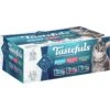 Blue Buffalo Tastefuls Salmon, Chicken, Ocean Fish & Tuna Entrées Variety Pack Pate Wet Cat Food, 3-oz Can, Case Of 12 -PurePet Bites Shop 264515 MAIN. AC SS1800 V1689356433
