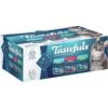 Blue Buffalo Tastefuls Tuna, Chicken, Fish & Shrimp Entrées Variety Pack Flaked Wet Cat Food -PurePet Bites Shop 264519 MAIN. AC SS1800 V1689282791