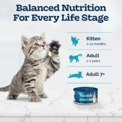 Blue Buffalo Tastefuls Chicken Entrée Kitten Pate Wet Cat Food, 3-oz Can, Case Of 24 -PurePet Bites Shop 264533 PT7. AC SS1800 V1630736249