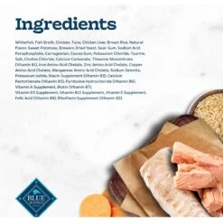 Blue Buffalo Tastefuls Ocean Fish & Tuna Entrée Pate Wet Cat Food -PurePet Bites Shop 264543 PT4. AC SS1800 V1630737439