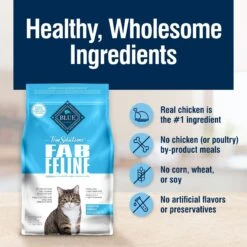 Blue Buffalo True Solutions Fab Feline Natural Indoor Cat Formula Adult Dry Cat Food 14 Blue Buffalo True Solutions Fab Feline Natural Indoor Cat Formula Adult Dry Cat Food -PurePet Bites Shop 264568 PT5. AC SS1800 V1696449380