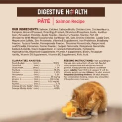 Wellness CORE Digestive Health Salmon Pate Recipe Grain-Free Wet Cat Food, 3-oz, Case Of 12 -PurePet Bites Shop 264902 PT8. AC SS1800 V1640205404