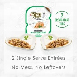 Fancy Feast Petites In Gravy Grilled Chicken With Rice Entree Wet Cat Food -PurePet Bites Shop 265536 PT2. AC SS1800 V1647901625