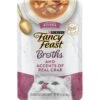 Fancy Feast Broths Seafood Bisque & Accents Of Real Crab Grain-Free Cat Food Topper -PurePet Bites Shop 265542 MAIN. AC SS1800 V1696015823
