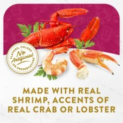 Fancy Feast Broths Seafood Bisque Collection Variety Pack Grain-Free Cat Food Topper, 1.4-oz Pouch, Case Of 12, 3 Count -PurePet Bites Shop 265544 PT1. AC SS1800 V1696265647