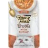 Fancy Feast Broths Seafood Bisque With Shrimp Grain-Free Cat Food Topper -PurePet Bites Shop 265548 MAIN. AC SS1800 V1696260381