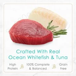 Fancy Feast Petites Pate Ocean Whitefish & Tuna Entree Wet Cat Food -PurePet Bites Shop 265550 PT3. AC SS1800 V1663608439
