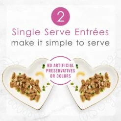 Fancy Feast Petites In Gravy Seared Salmon With Spinach Entree Wet Cat Food -PurePet Bites Shop 265554 PT1. AC SS1800 V1647916345