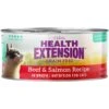 Health Extension Beef & Salmon Grain-Free Wet Cat Food, 2.8-oz Can, Case Of 24 -PurePet Bites Shop 265821 MAIN. AC SS1800 V1611092891