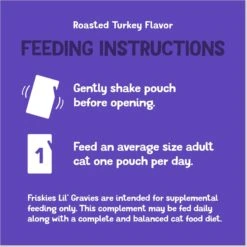 Friskies Lil' Gravies Roasted Turkey Flavor Cat Food Complement -PurePet Bites Shop 266204 PT8. AC SS1800 V1695832283