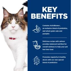 Hill's Science Diet Adult Perfect Digestion Salmon Dry Cat Food -PurePet Bites Shop 266842 PT5. AC SS1800 V1614207690