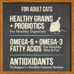 Merrick Purrfect Bistro Healthy Grains Real Salmon + Brown Rice Recipe Adult Dry Cat Food -PurePet Bites Shop 267433 PT6. AC SS1800 V1632786701