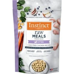Instinct Raw Meals Cage-Free Chicken Recipe Grain-Free Freeze-Dried Kitten Food, 9.5-oz Bag