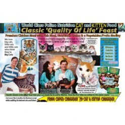 Gentle Giants Natural Non-GMO Chicken & Fish Cat & Kitten Dry Cat Food -PurePet Bites Shop 272269 PT3. AC SS1800 V1612913200