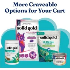 Solid Gold Nutrient Boost Grain-Free Cat Food Topper 15 Solid Gold Nutrient Boost Grain-Free Cat Food Topper -PurePet Bites Shop 272300 PT6. AC SS1800 V1684772794