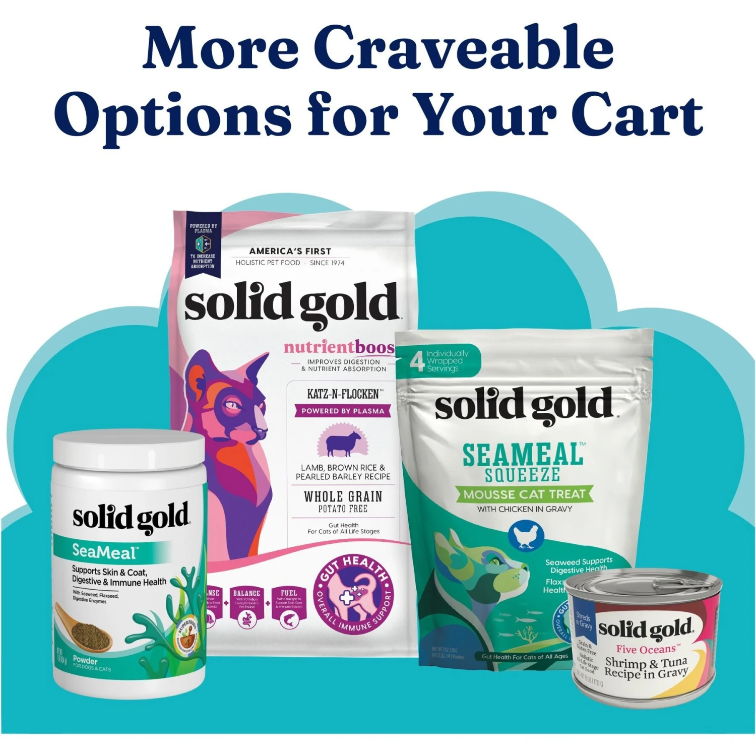 Solid Gold Nutrient Boost Grain-Free Cat Food Topper 9 Solid Gold Nutrient Boost Grain-Free Cat Food Topper - Image 7