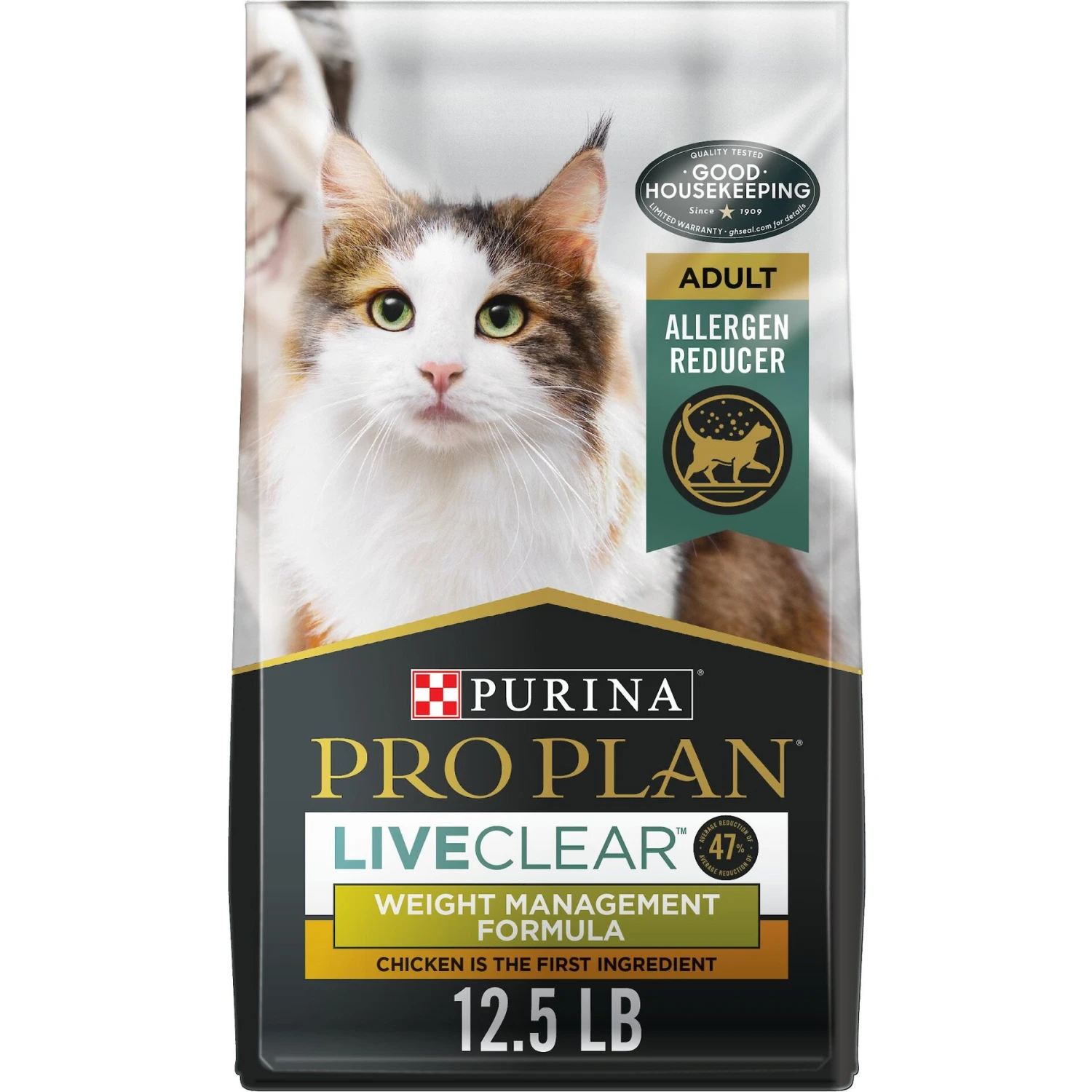 Purina Pro Plan LIVECLEAR Adult Weight Management Formula Dry Cat Food 3 Purina Pro Plan LIVECLEAR Adult Weight Management Formula Dry Cat Food
