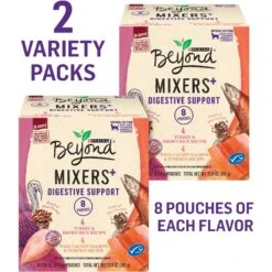 Purina Beyond Mixers+ Digestive Support Variety Pack Wet Cat Food, 1.55-oz Pouch, Case Of 8 -PurePet Bites Shop 277801 PT1. AC SS1800 V1700161489