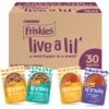 Friskies Lil' Gravies & Lil' Grillers Variety Pack Wet Cat Food Complement, 1.55-oz Pouch, Case Of 30 -PurePet Bites Shop 278909 MAIN. AC SS1800 V1700161835