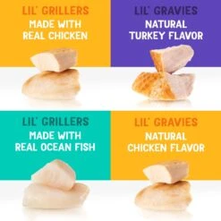Friskies Lil' Gravies & Lil' Grillers Variety Pack Wet Cat Food Complement, 1.55-oz Pouch, Case Of 30 -PurePet Bites Shop 278909 PT2. AC SS1800 V1700158573