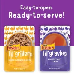 Friskies Lil' Gravies & Lil' Grillers Variety Pack Wet Cat Food Complement, 1.55-oz Pouch, Case Of 30 -PurePet Bites Shop 278909 PT7. AC SS1800 V1700161786