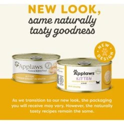 Applaws Chicken Breast In Broth Wet Kitten Food, 2.47-oz Can, Case Of 24 -PurePet Bites Shop 286443 PT1. AC SS1800 V1658151926