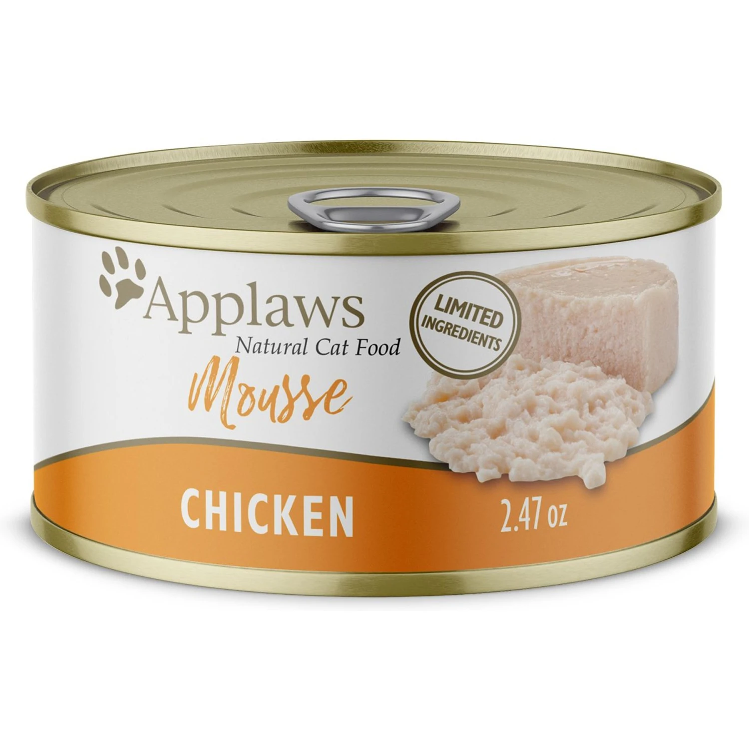 Applaws Mousse Chicken Grain-Free Wet Cat Food, 2.47-oz Can, Case Of 24 3 Applaws Mousse Chicken Grain-Free Wet Cat Food, 2.47-oz Can, Case Of 24