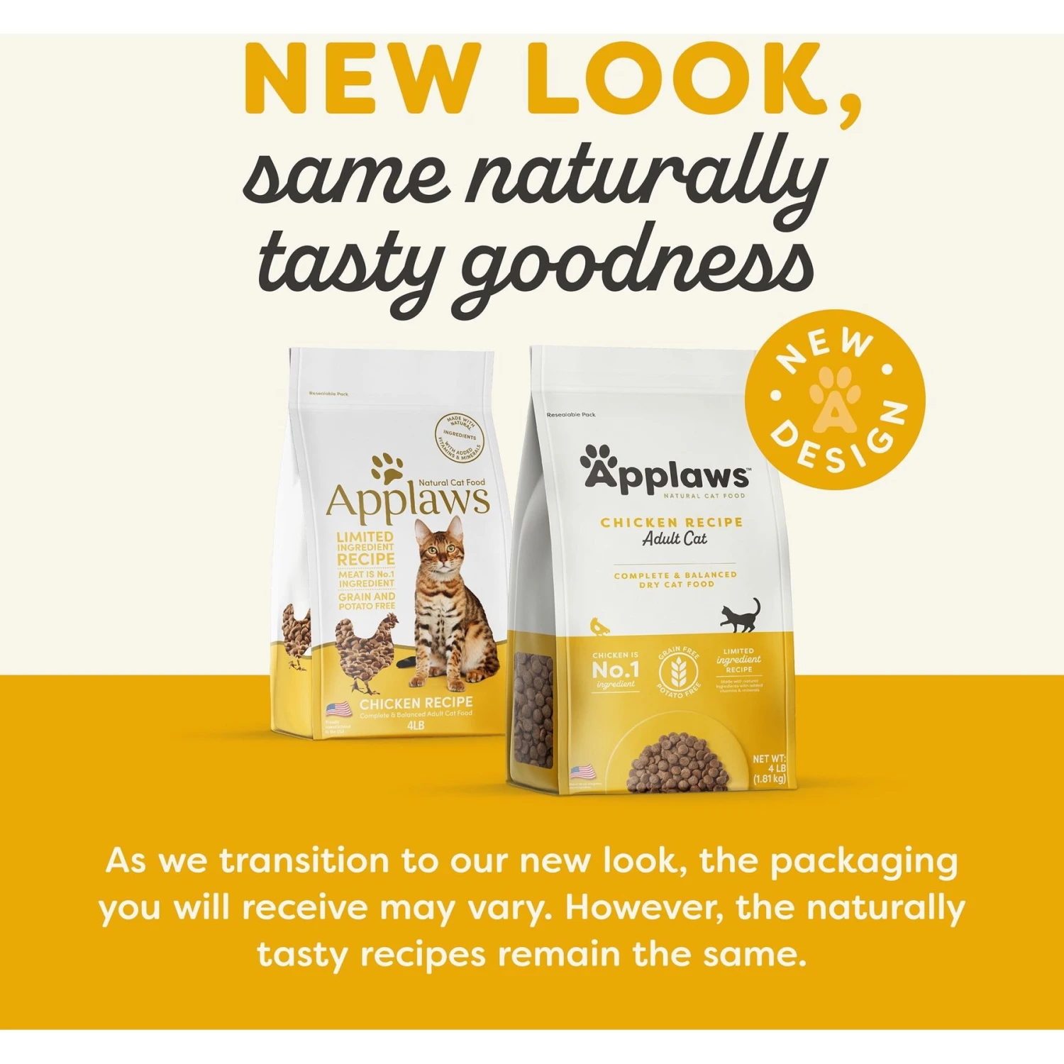 Applaws Adult Complete Chicken Recipe With Country Vegetables Grain-Free Dry Cat Food 4 Applaws Adult Complete Chicken Recipe With Country Vegetables Grain-Free Dry Cat Food - Image 2