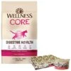 Wellness CORE Digestive Health Salmon Pate Recipe Grain-Free Wet Cat Food, 3-oz, Case Of 12 & Wellness CORE Digestive Health Wholesome Grains Salmon & Rice Recipe Dry Cat Food -PurePet Bites Shop 290196 MAIN. AC SS1800 V1619187728