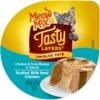 Meow Mix Tasty Layers Chicken & Tuna Recipe Stuffed With Real Chicken Swirled Paté Cat Food, 2.75-oz Can, Case Of 12 -PurePet Bites Shop 292094 MAIN. AC SS1800 V1670620243