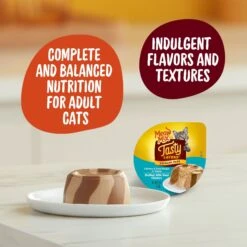 Meow Mix Tasty Layers Chicken & Tuna Recipe Stuffed With Real Chicken Swirled Paté Cat Food, 2.75-oz Can, Case Of 12 -PurePet Bites Shop 292094 PT4. AC SS1800 V1670620292