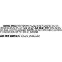 Meow Mix Tasty Layers Chicken & Turkey Recipe Stuffed With Real Chicken Swirled Paté Cat Food, 2.75-oz Can, Case Of 12 -PurePet Bites Shop 292098 PT8. AC SS1800 V1670621767