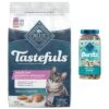 Blue Buffalo Tastefuls Sensitive Stomach Natural Chicken Adult Dry Cat Food & Blue Buffalo Bursts With Savory Seafood Cat Treats 1 Blue Buffalo Tastefuls Sensitive Stomach Natural Chicken Adult Dry Cat Food & Blue Buffalo Bursts With Savory Seafood Cat Treats -PurePet Bites Shop 292742 MAIN. AC SS1800 V1664553819