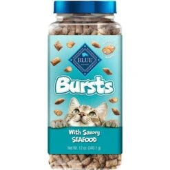 Blue Buffalo Tastefuls Sensitive Stomach Natural Chicken Adult Dry Cat Food & Blue Buffalo Bursts With Savory Seafood Cat Treats 12 Blue Buffalo Tastefuls Sensitive Stomach Natural Chicken Adult Dry Cat Food & Blue Buffalo Bursts With Savory Seafood Cat Treats -PurePet Bites Shop 292742 PT1. AC SS1800 V1664563408