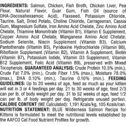 Blue Buffalo Wilderness Kitten Salmon Grain-Free Canned Cat Food & Blue Buffalo Wilderness High Protein Natural Grain-Free Chicken Kitten Dry Cat Food 10 Blue Buffalo Wilderness Kitten Salmon Grain-Free Canned Cat Food & Blue Buffalo Wilderness High Protein Natural Grain-Free Chicken Kitten Dry Cat Food -PurePet Bites Shop 292762 PT2. AC SS1800 V1619984533