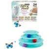 Fancy Feast Tender Feast Variety Pack Canned Kitten Food & Frisco Butterfly Cat Tracks Cat Toy -PurePet Bites Shop 292978 MAIN. AC SS1800 V1619986027