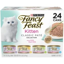 Fancy Feast Tender Feast Variety Pack Canned Kitten Food & Frisco Butterfly Cat Tracks Cat Toy -PurePet Bites Shop 292978 PT1. AC SS1800 V1619977023