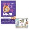 Iams ProActive Health Kitten Dry Cat Food & Fancy Feast Tender Feast Variety Pack Canned Kitten Food -PurePet Bites Shop 293254 MAIN. AC SS1800 V1619983022