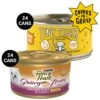 Tiny Tiger Chunks In Gravy Chicken Recipe Grain-Free Canned Cat Food & Fancy Feast Gravy Lovers Chicken Feast In Grilled Chicken Flavor Gravy Canned Cat Food -PurePet Bites Shop 293930 MAIN. AC SS1800 V1678810905