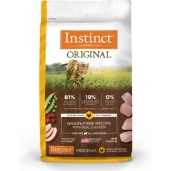 Instinct Original Grain-Free Recipe With Real Chicken Freeze-Dried Raw Coated Dry Cat Food & Instinct Original Grain-Free Pate Real Chicken Recipe Wet Canned Cat Food -PurePet Bites Shop 294266 PT5. AC SS1800 V1682018273