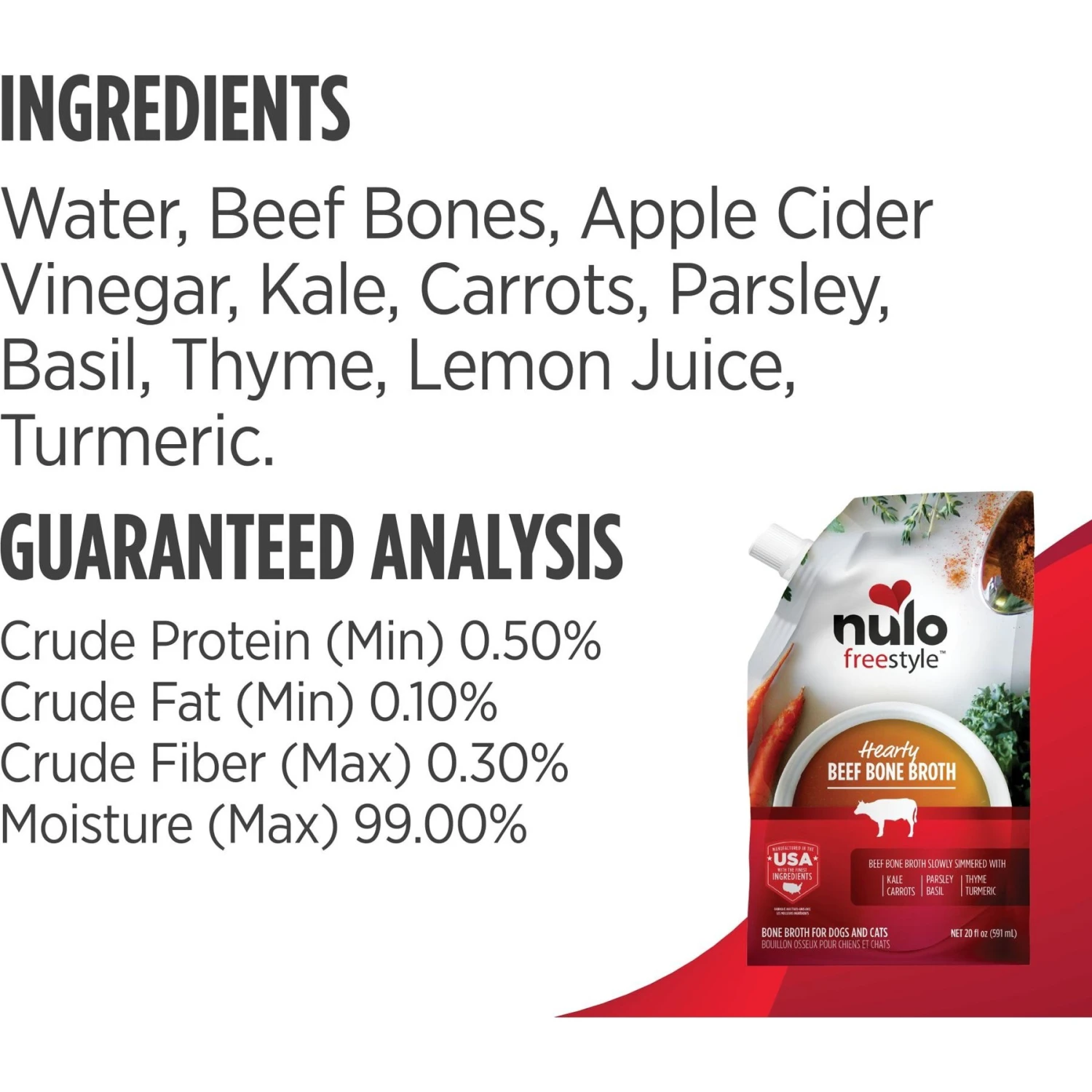 Nulo FreeStyle Grain-Free Bone Broth Variety Pack Dog & Cat Topper, 20-oz Pouch, Case Of 3 7 Nulo FreeStyle Grain-Free Bone Broth Variety Pack Dog & Cat Topper, 20-oz Pouch, Case Of 3 - Image 5