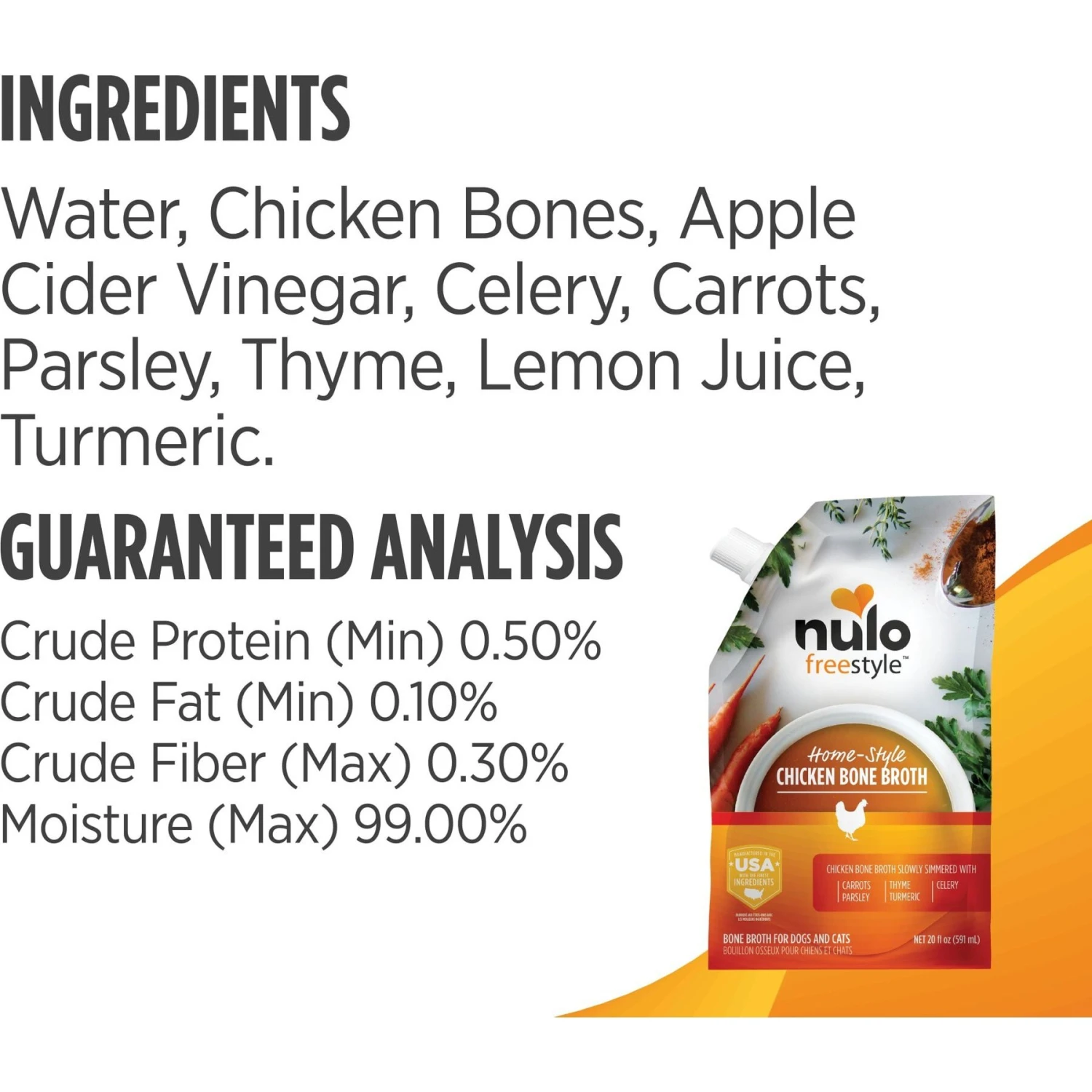 Nulo FreeStyle Grain-Free Bone Broth Variety Pack Dog & Cat Topper, 20-oz Pouch, Case Of 3 8 Nulo FreeStyle Grain-Free Bone Broth Variety Pack Dog & Cat Topper, 20-oz Pouch, Case Of 3 - Image 6