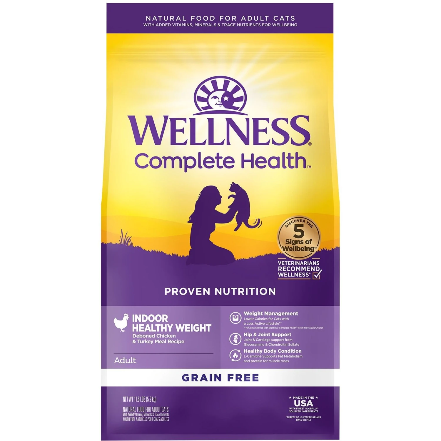 Wellness Complete Health Pate Chicken Entree Grain-Free Natural Canned Cat Food & Wellness Complete Health Grain-Free Indoor Healthy Weight Chicken Recipe Natural Dry Cat Food 4 Wellness Complete Health Pate Chicken Entree Grain-Free Natural Canned Cat Food & Wellness Complete Health Grain-Free Indoor Healthy Weight Chicken Recipe Natural Dry Cat Food - Image 2
