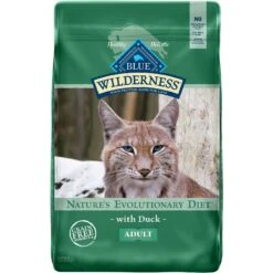 American Journey Duck Recipe Grain-Free Dry Cat Food & Blue Buffalo Wilderness Duck Recipe Grain-Free Dry Cat Food -PurePet Bites Shop 297692 PT5. AC SS1800 V1666839231