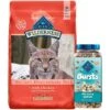 Blue Buffalo Wilderness Indoor Hairball & Weight Control Chicken Recipe Grain-Free Dry Cat Food & Blue Buffalo Bursts With Savory Seafood Cat Treats -PurePet Bites Shop 297850 MAIN. AC SS1800 V1621300948