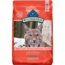Blue Buffalo Wilderness Indoor Hairball & Weight Control Chicken Recipe Grain-Free Dry Cat Food & Blue Buffalo Bursts With Savory Seafood Cat Treats -PurePet Bites Shop 297850 PT1. AC SS1800 V1621298845