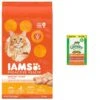 Iams ProActive Health Healthy Adult Original With Chicken Dry Cat Food & Greenies Feline SmartBites Healthy Skin & Fur Natural Chicken Flavor Soft & Crunchy Adult Cat Treats -PurePet Bites Shop 298108 MAIN. AC SS1800 V1691776232