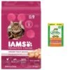 Iams ProActive Health Urinary Tract Health With Chicken Adult Dry Cat Food & Greenies Feline SmartBites Healthy Skin & Fur Natural Chicken Flavor Soft & Crunchy Adult Cat Treats -PurePet Bites Shop 298112 MAIN. AC SS1800 V1691776232