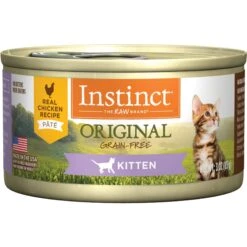 Instinct Kitten Grain-Free Pate Real Chicken Recipe Natural Wet Canned Cat Food & Instinct Original Kitten Grain-Free Recipe With Real Chicken Freeze-Dried Raw Coated Dry Cat Food -PurePet Bites Shop 298134 PT1. AC SS1800 V1682017477